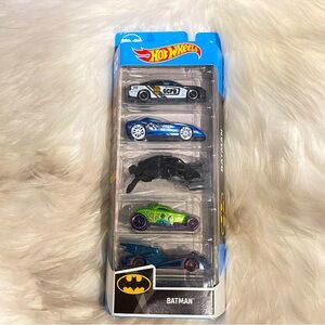 NWT Hot Wheels Batman DC 5 Pack Diecast Cars